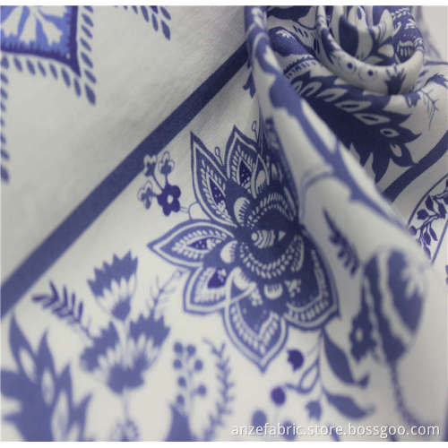 100% kain bercetak poplin rayon untuk pakaian hotsale dicetak